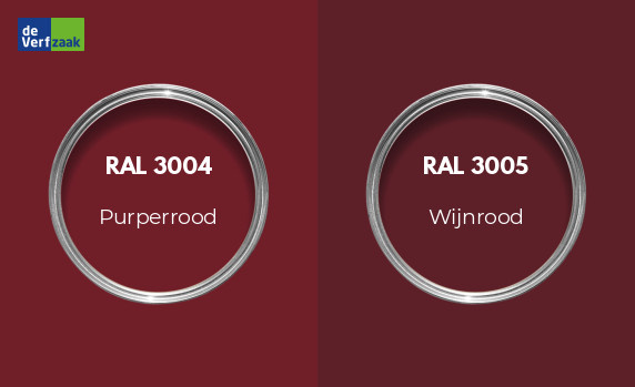 RAL 3004 vs RAL 3005