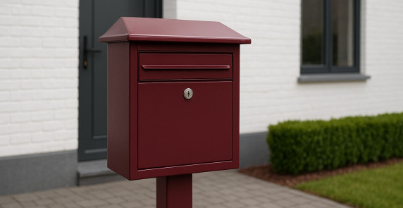 RAL 3004 briefkasten