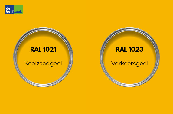 RAL 1021 vs RAL 1023