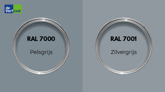 RAL 7000 vs RAL 7001