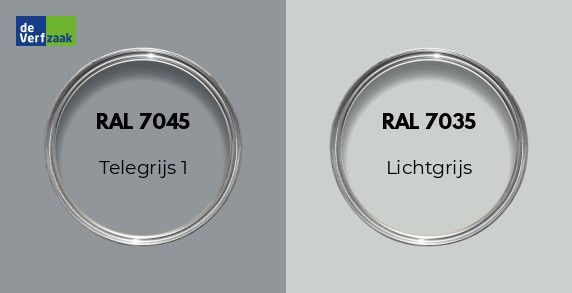 RAL 7045 vs RAL 7035
