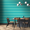 Ohpopsi Bloc Stripe Rich Teal - STR50117W Ohpopsi Bloc Stripe Rich Teal - STR50117W