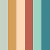 Ohpopsi So Stripey - STR50121W - Rainbow Bloc Teal