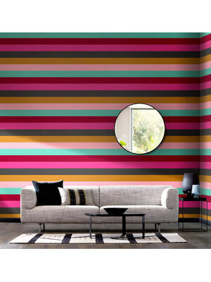 Ohpopsi So Stripey - STR50122W - Rainbow Bloc Magenta