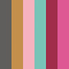 Ohpopsi So Stripey - STR50122W - Rainbow Bloc Magenta