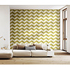 Ohpopsi So Stripey - STR50129W - Illusion Chevron Olive