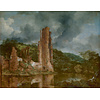 Dutch Painted Memories 2 - 8077 - Landscape with the Ruins of the Castle of Egmond