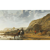 Dutch Painted Memories 1 - 8028 - River landscape with Horseman