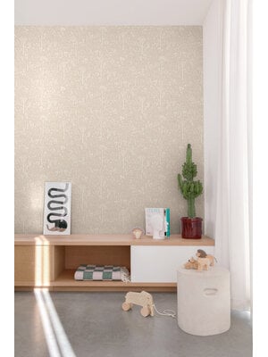 Grandeco Little Dreamers - LD3403 - Woodland Animals beige