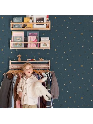 Grandeco Little Dreamers - LD3615 - Dudley Analog blauw