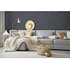 Dutch First Class Hotel Luxe - 100100AH - Textured Marble Navy/Silver