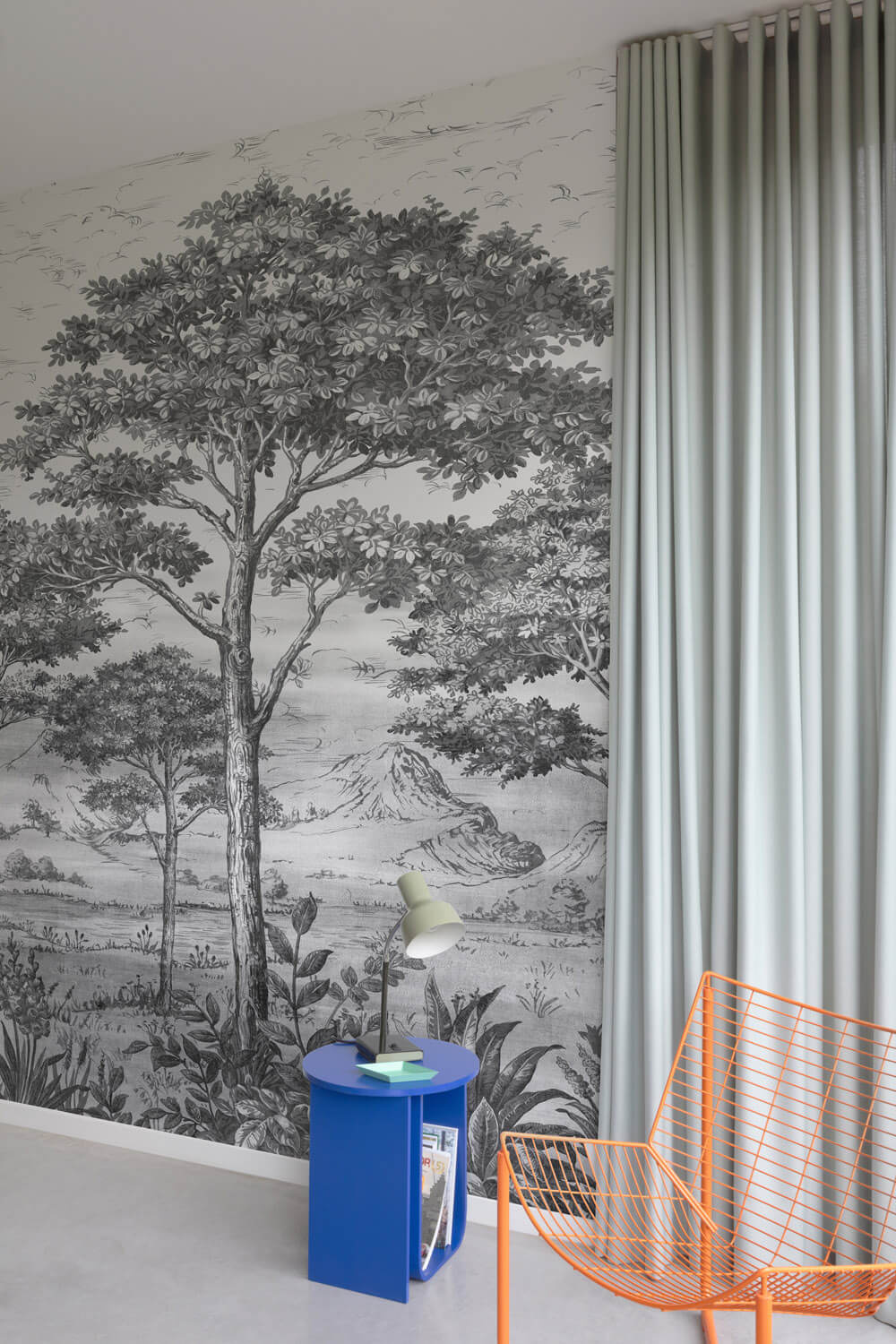 Grandeco Orom 2 - A56702 - Etch Trees 159x280cm