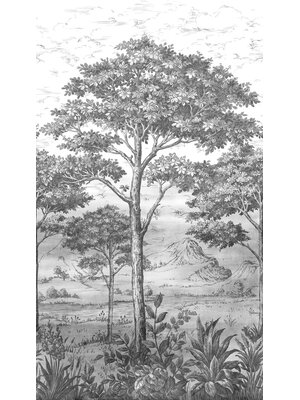 Grandeco Orom 2 - A56702 - Etch Trees 159x280cm