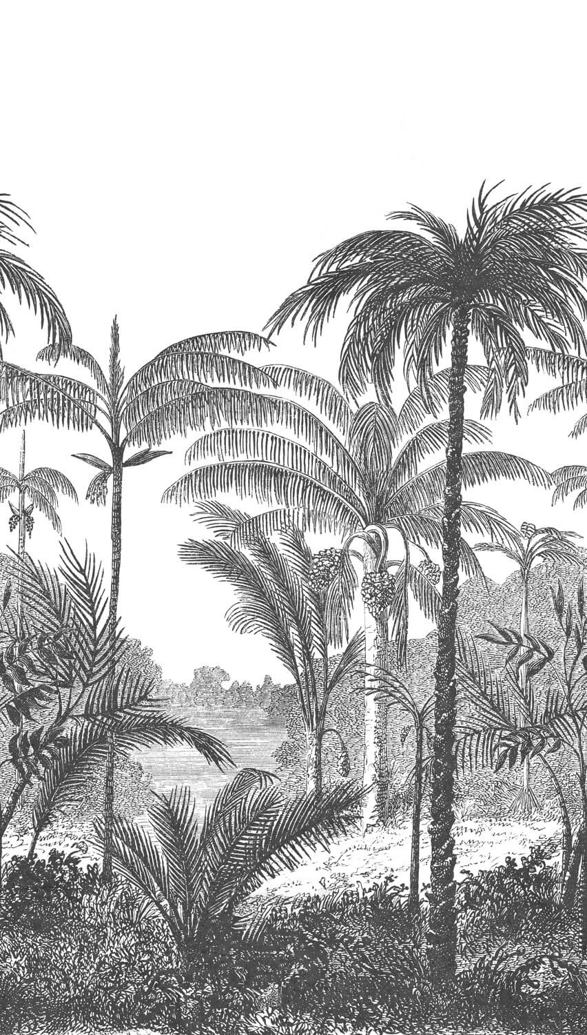 Grandeco Orom 2 - A58201 - Palm Scenery 159x280cm