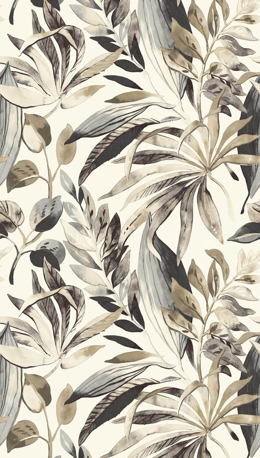 Grandeco Orom 2 - A71701 - Inky Palms 159x280cm
