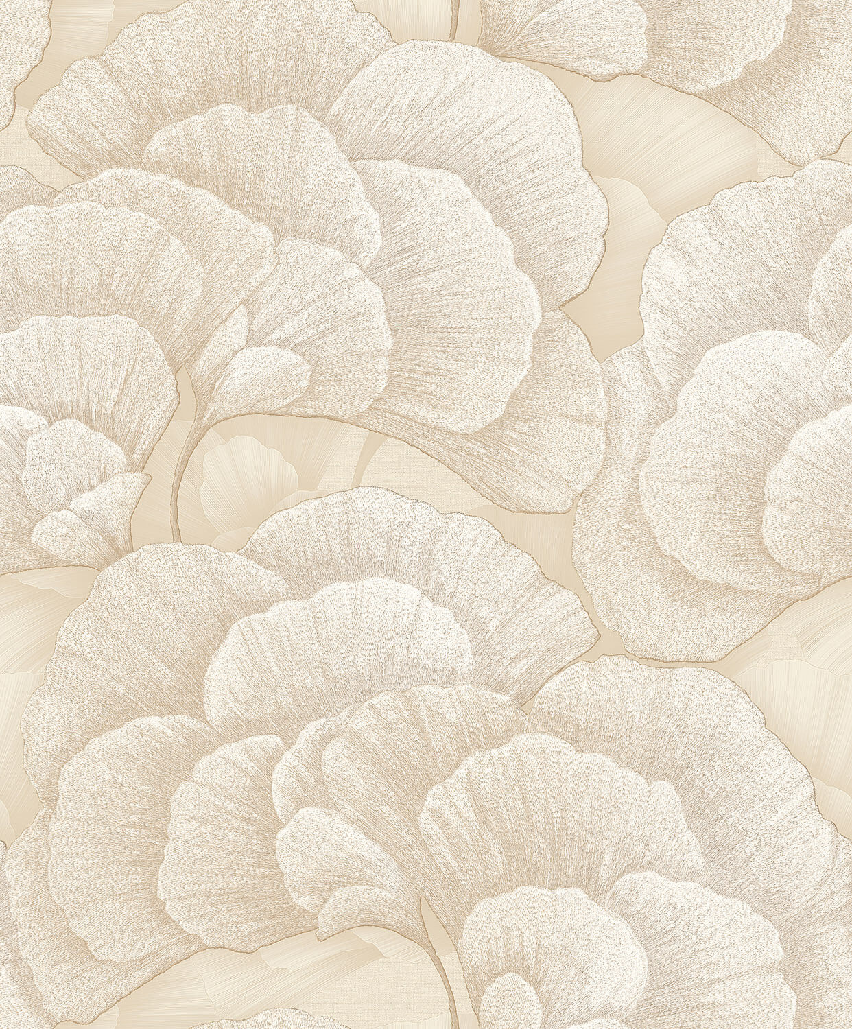 Dutch Renaissance 2 - RE521012 - Embroidered blossom beige/cream