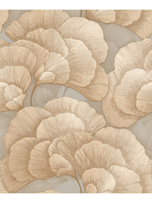 Dutch Renaissance 2 - RE521014 - Embroidered blossom green/gold