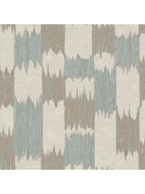 Dutch Renaissance 2 - RE521034 - Textured loom aqua/brown