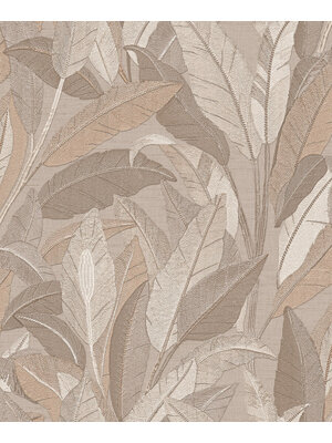 Dutch Renaissance 2 - RE521053 - Embroidered leaves taupe