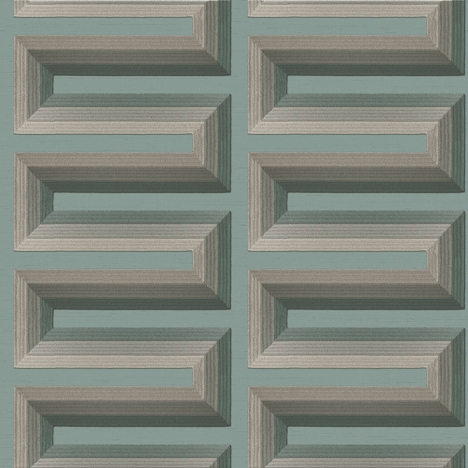 Dutch Renaissance 2 - RE521075 - Grecian key aqua