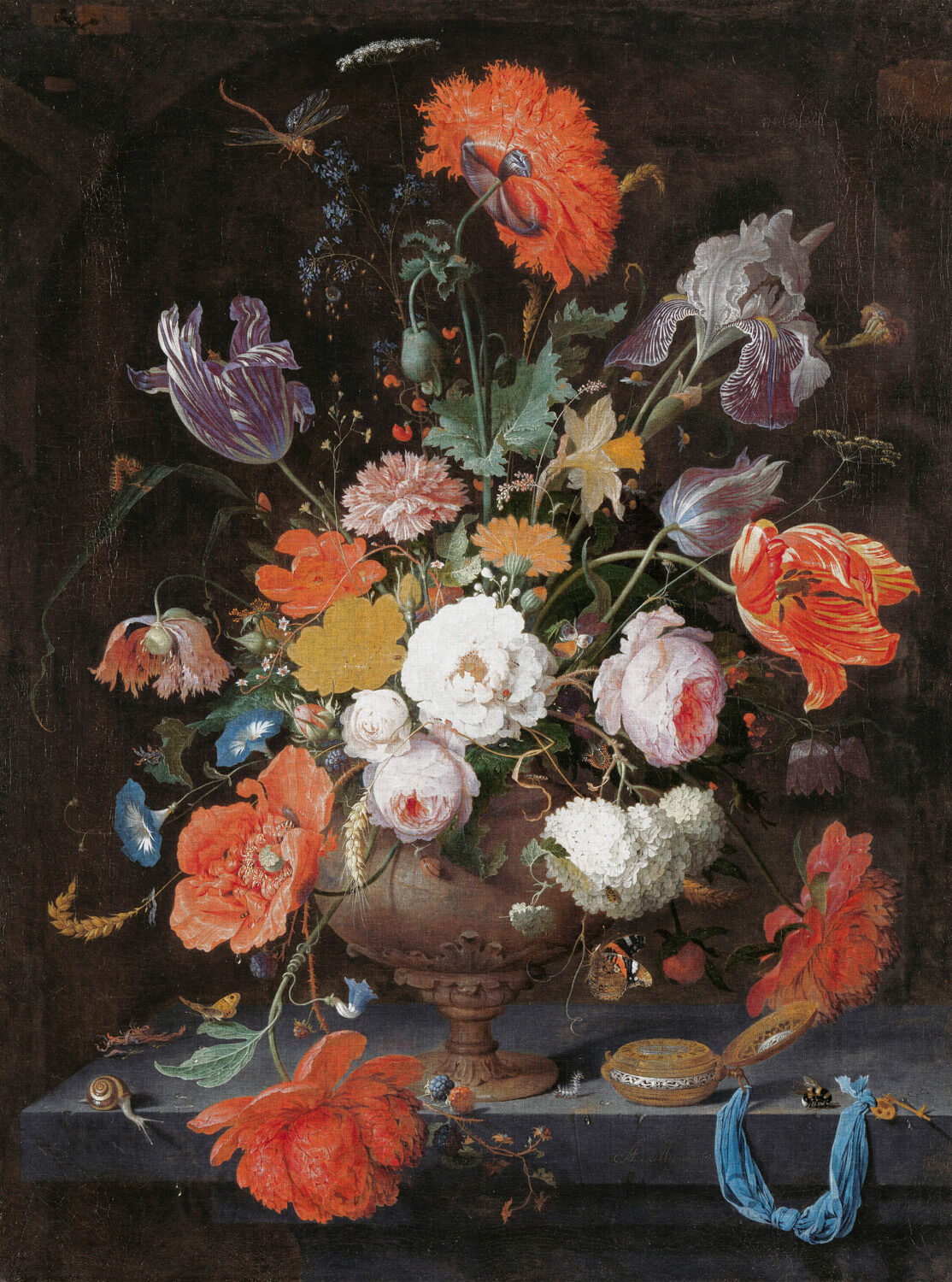 Dutch Painted Memories 2 - 8035 - Still life with Flowers II