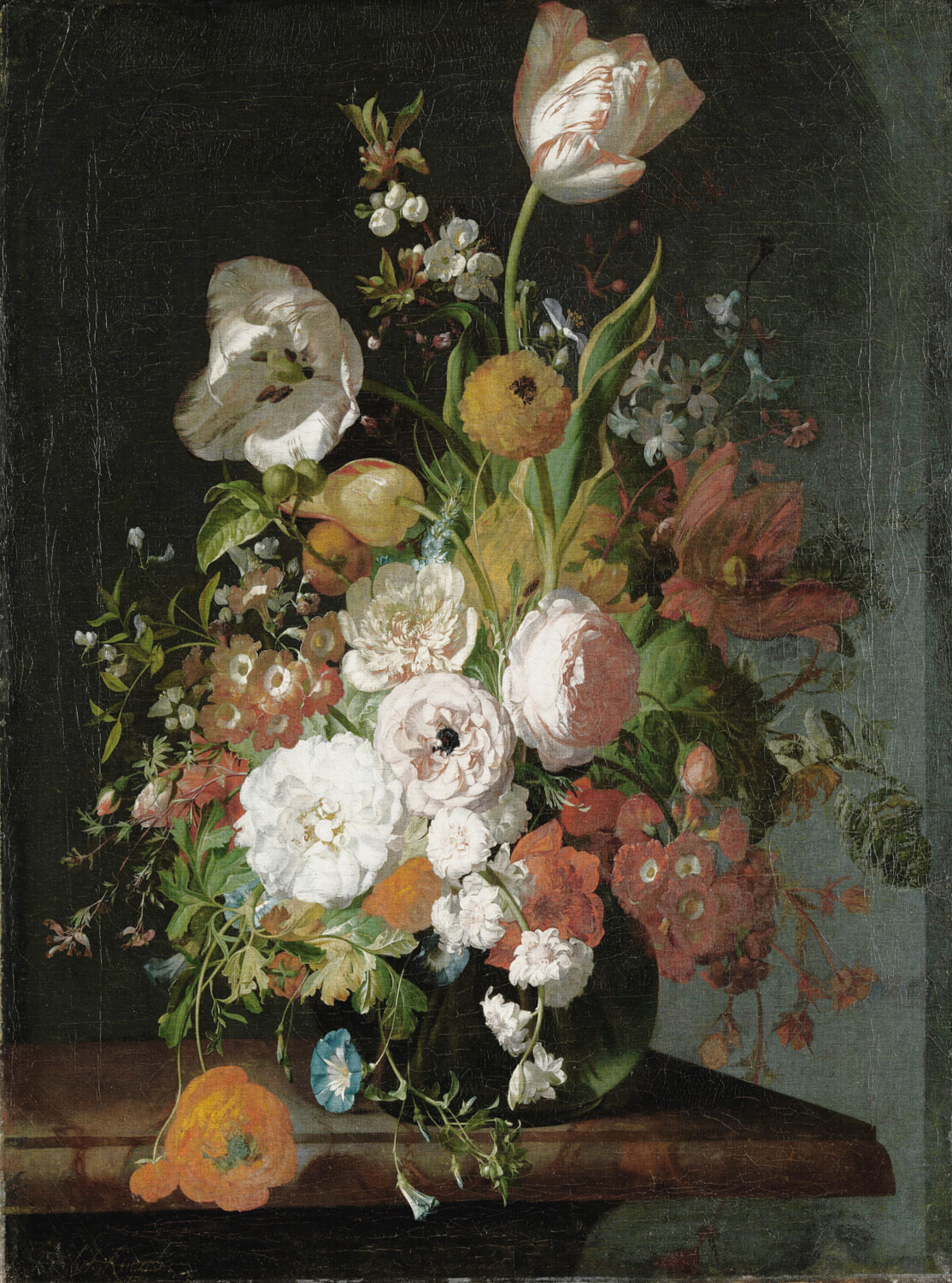 Dutch Painted Memories 2 - 8036 - Flowers in a Glass Vase III