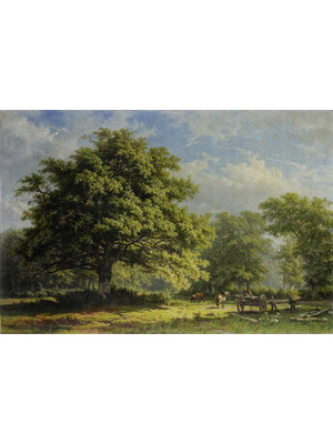 Dutch Painted Memories 2 - 8041 - Working in the Woods