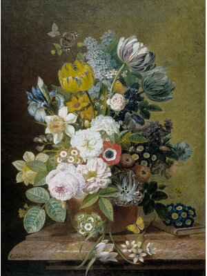Dutch Painted Memories 2 - 8045 - Still life with Flowers IV