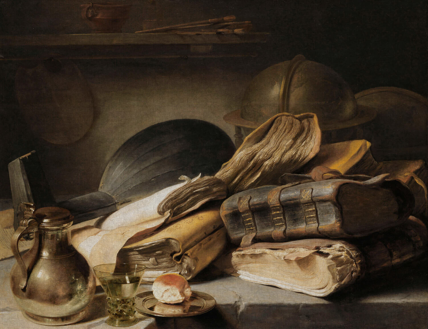 Dutch Painted Memories 2 - 8057 - Still life with Books
