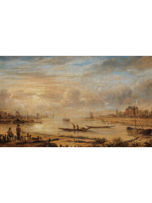 Dutch Painted Memories 2 - 8061 - Riverside at Sunrise