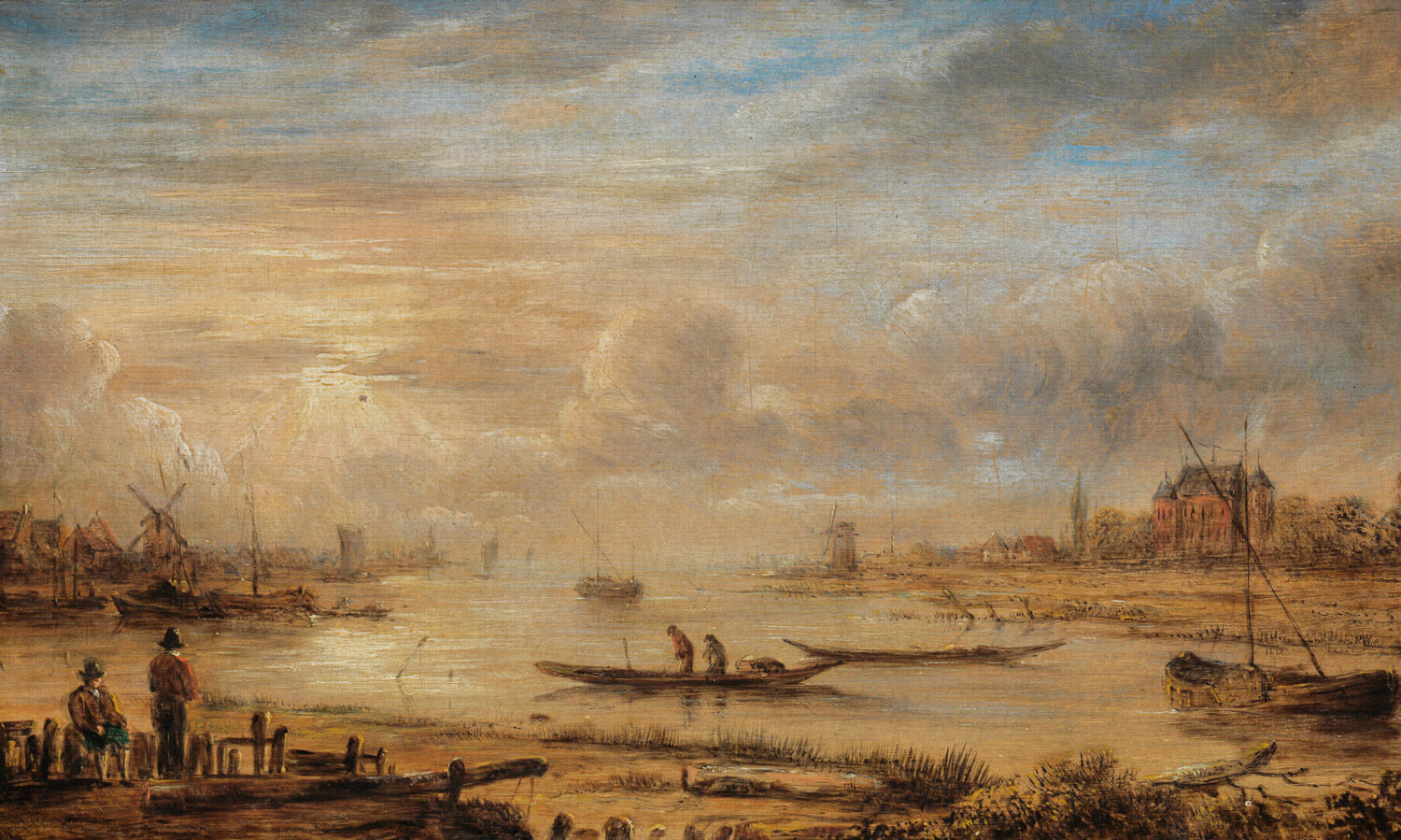 Dutch Painted Memories 2 - 8061 - Riverside at Sunrise