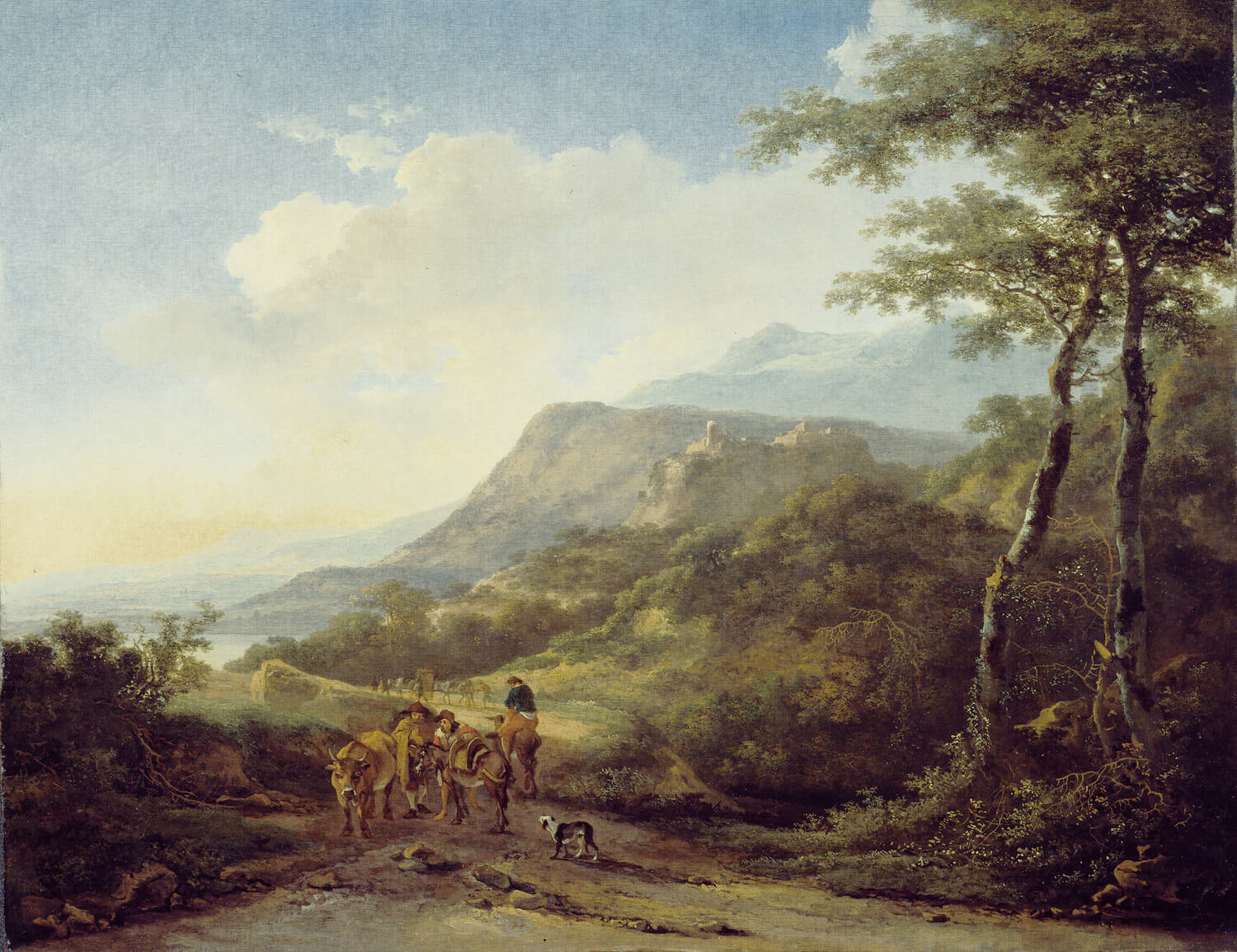 Dutch Painted Memories 2 - 8068 - Italian Landscape with Travelers
