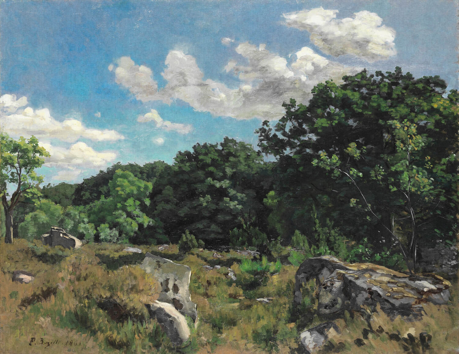 Dutch Painted Memories 2 - 8071 - Landscape at Chailly