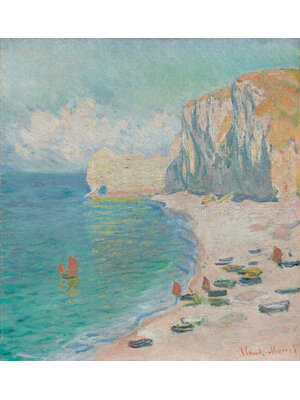 Dutch Painted Memories 2 - 8074 - The Beach and the Falaise d'Amont