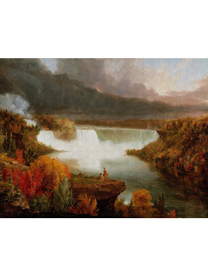 Dutch Painted Memories 2 - 8079 - Distant View of Niagara Falls