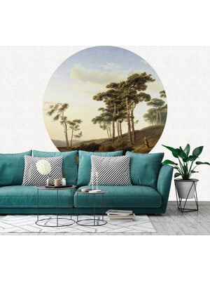 Dutch Painted Memories 2 - 8042C - Circle Eveningmood with a Shepherd