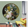 Dutch Painted Memories 2 - 8045C - Circle Still life with Flowers IV