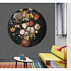 Dutch Painted Memories 2 - 8076C - Circle Bouquet of Flowers in an Earthenware Vase