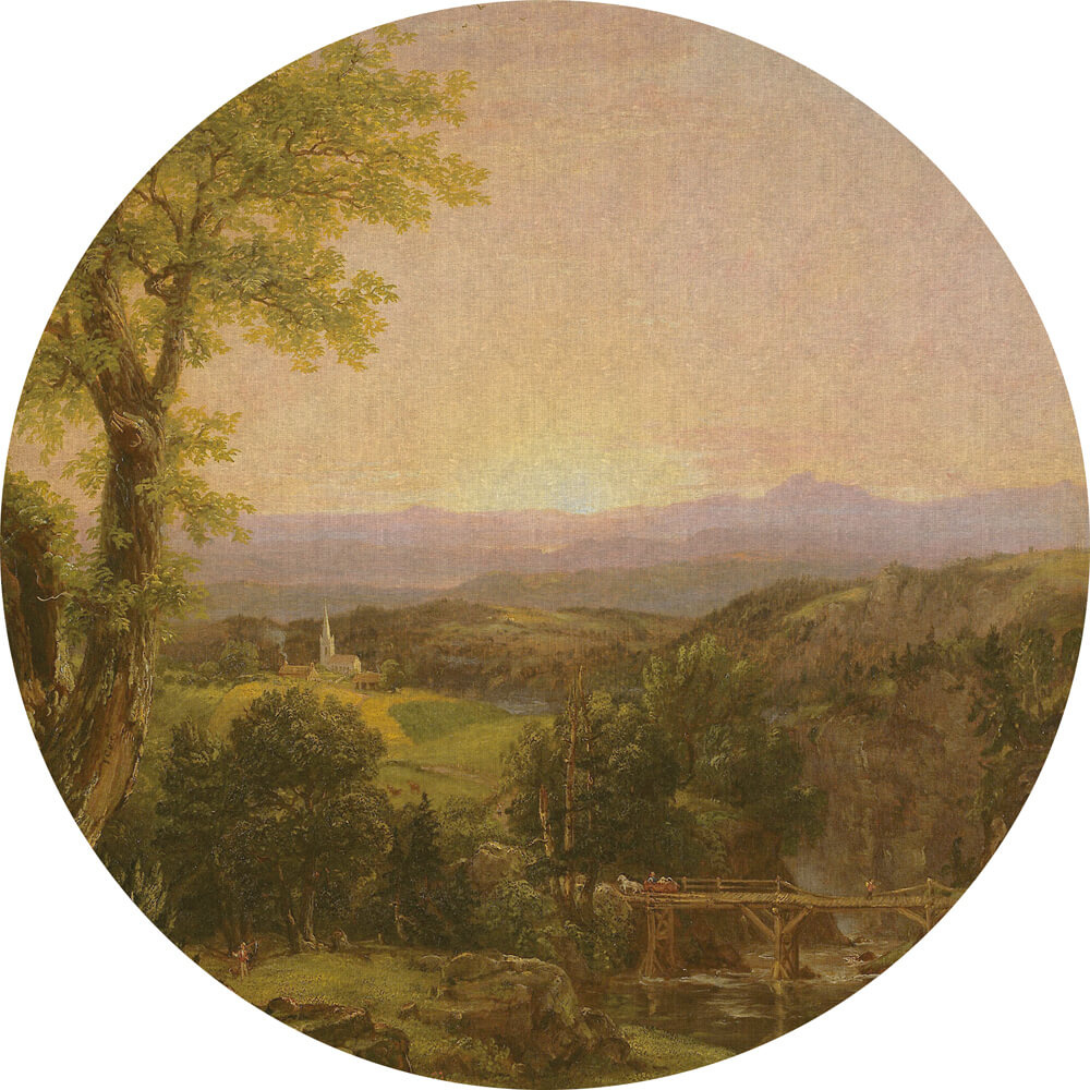 Dutch Painted Memories 2 - 8082C - Circle New England Scenery