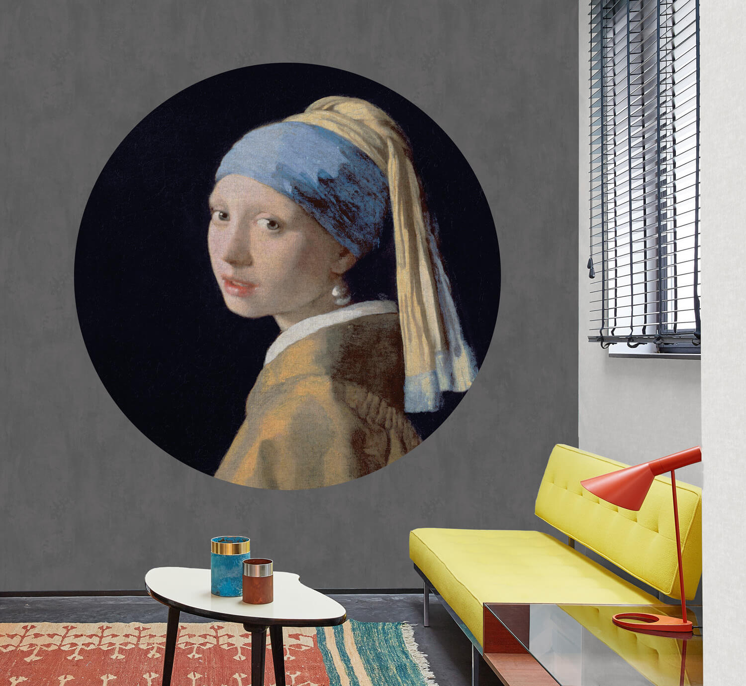 Dutch Painted Memories 2 - 8089C - Circle Knitting Girl with the Pearl