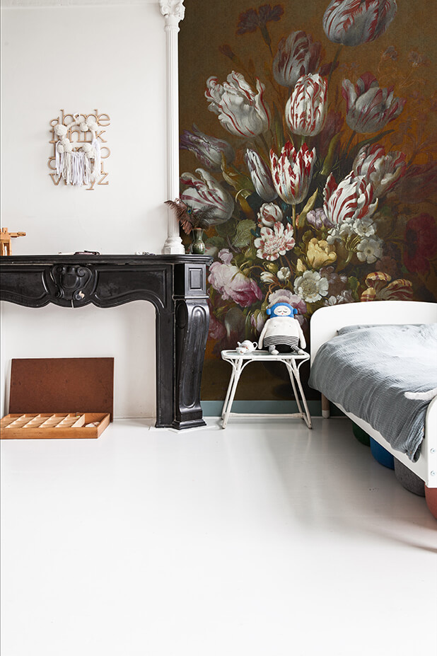 Dutch Painted Memories 1 - 8026 - Still Life with Flowers