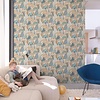 Grandeco Little Dreamers - LD2115 - Happy Trees blauw Grandeco Little Dreamers - LD2115 - Happy Trees blauw