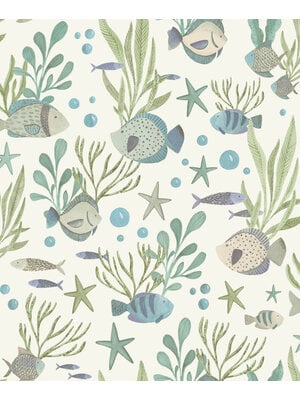 Grandeco Little Dreamers - LD3309 - Nemo azuur