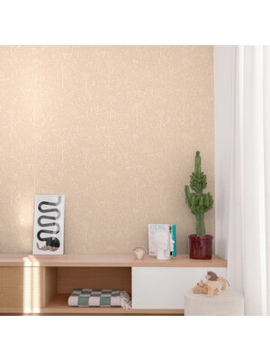 Grandeco Little Dreamers - LD3418 - Woodland Animals roze