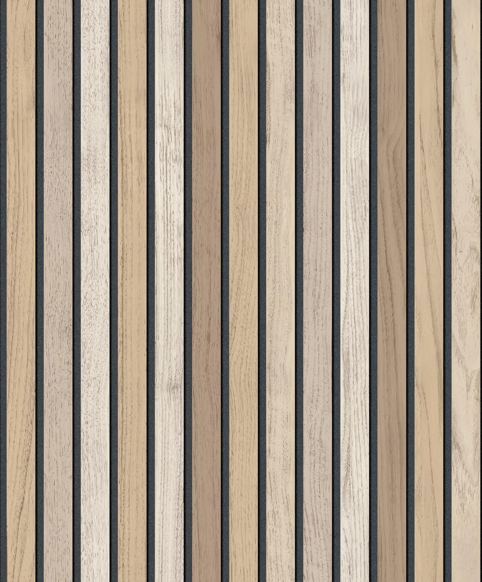 Dutch Illusion - B312-08 - Houten Plankjes Beige