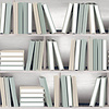 Dutch Illusion - L154-04 - Boekenplank Beige/Groen Dutch Illusion - L154-04 - Boekenplank Beige/Groen