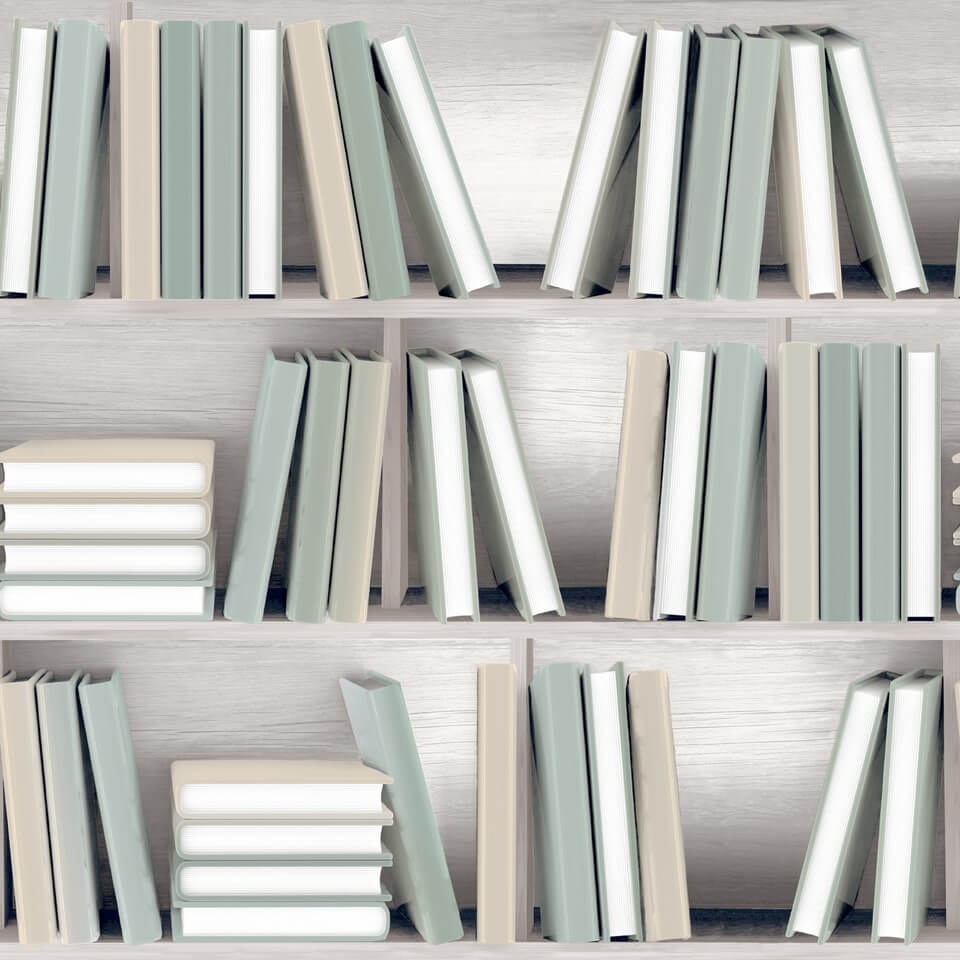 Dutch Illusion - L154-04 - Boekenplank Beige/Groen
