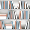 Dutch Illusion - L154-10 - Boekenplank Beige/Grijs Dutch Illusion - L154-10 - Boekenplank Beige/Grijs