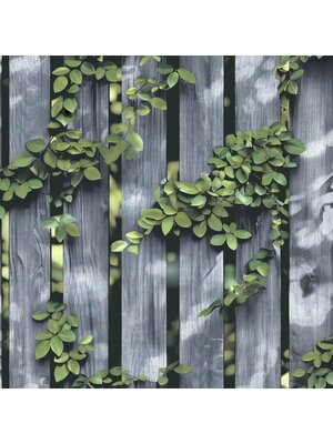 Dutch Illusion - M889-09 - Hout/Klimop Blauw/Groen