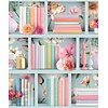 Dutch Illusion - M890-01 - Boekenplank Blauw/Multi Dutch Illusion - M890-01 - Boekenplank Blauw/Multi